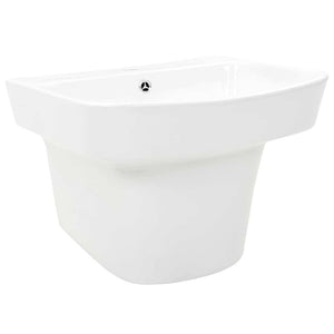 Lavabo Bianco 50 x 45 x 41 cm Ceramica Smaltata 143013