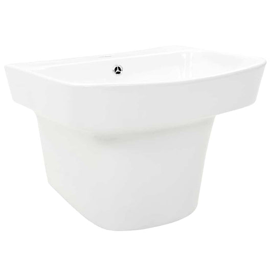 Lavabo Bianco 50 x 45 x 41 cm Ceramica Smaltata 143013