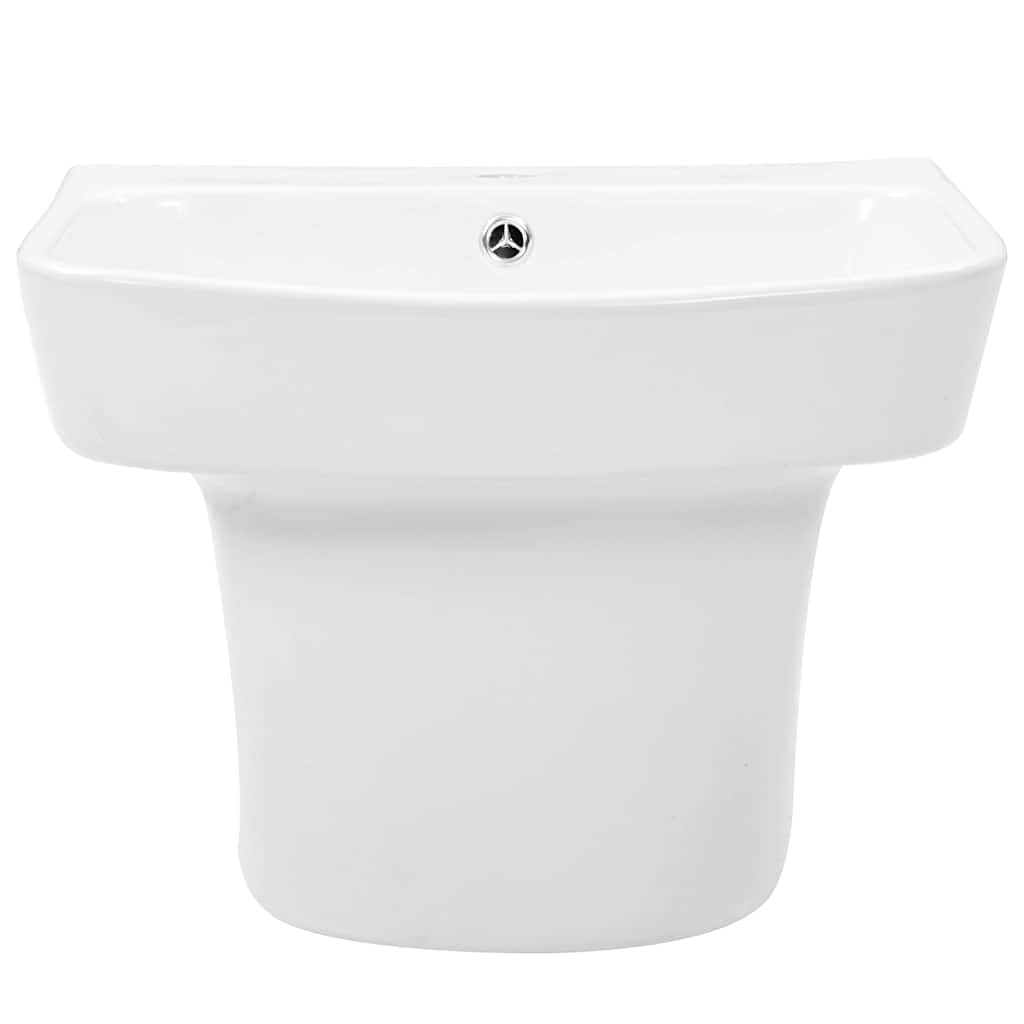 Lavabo Bianco 50 x 45 x 41 cm Ceramica Smaltata 143013