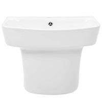 Lavabo Bianco 50 x 45 x 41 cm Ceramica Smaltata 143013