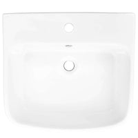 Lavabo Bianco 50 x 45 x 41 cm Ceramica Smaltata 143013