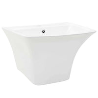 Lavabo Bianco 53 x 44 x 37 cm Ceramica Smaltata 143015