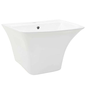 Lavabo Bianco 53 x 44 x 37 cm Ceramica Smaltata 143015