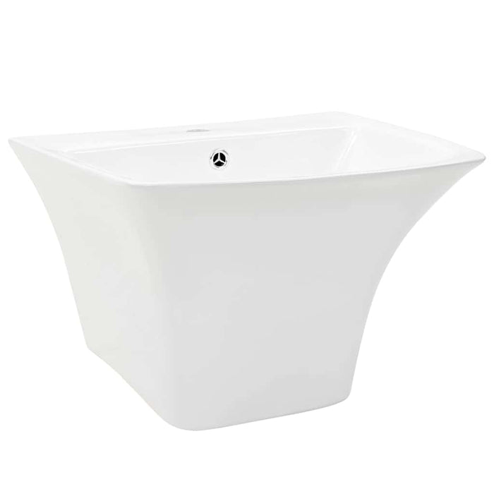Lavabo Bianco 53 x 44 x 37 cm Ceramica Smaltata 143015