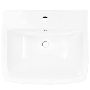 Lavabo Bianco 53 x 44 x 37 cm Ceramica Smaltata 143015