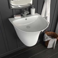 Lavabo Bianco 47 x 45 x 37 cm Ceramica Smaltata 143017