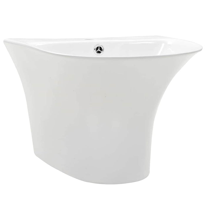 Lavabo Bianco 47 x 45 x 37 cm Ceramica Smaltata 143017