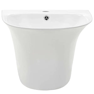 Lavabo Bianco 47 x 45 x 37 cm Ceramica Smaltata 143017