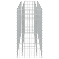 Gabbione Letto Rialzato in Acciaio Zincato 180x50x100 cm