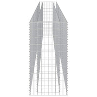 Gabbione Letto Rialzato in Acciaio Zincato 450x50x100 cm cod mxl 66961