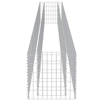 Gabbione Letto Rialzato in Acciaio Zincato 450x50x50 cm 143565