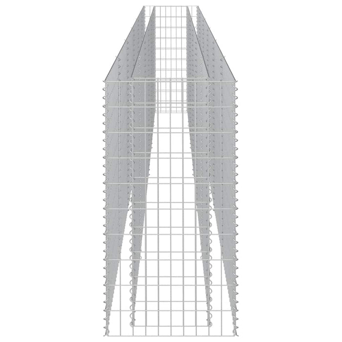 Gabbione Letto Rialzato in Acciaio Zincato 540x50x100 cm cod mxl 67421