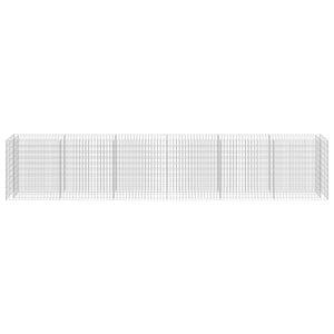 Gabbione Letto Rialzato in Acciaio Zincato 540x50x100 cm cod mxl 67421