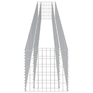 Gabbione Letto Rialzato in Acciaio Zincato 540x50x50 cm cod mxl 52295