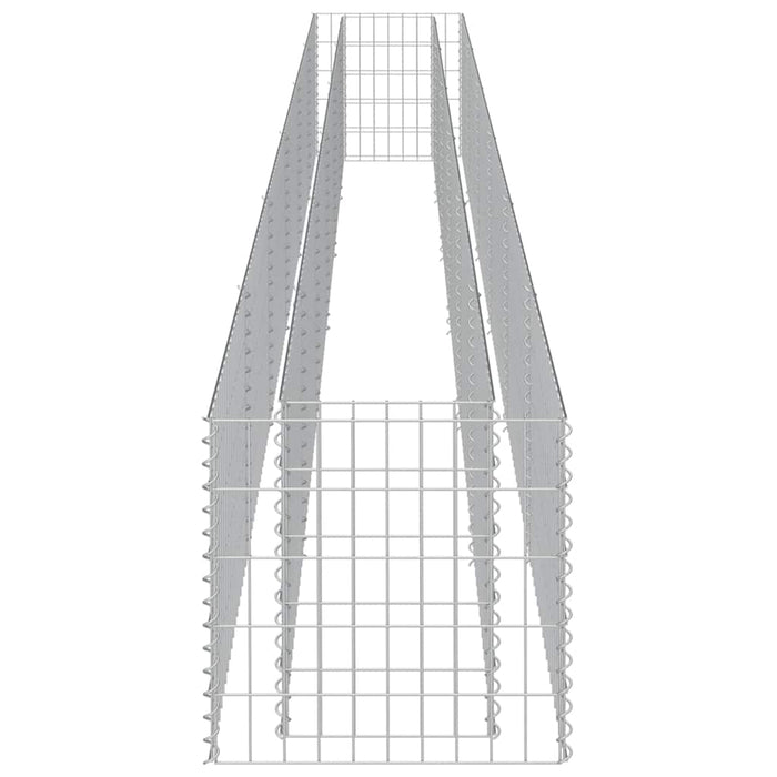 Gabbione Letto Rialzato in Acciaio Zincato 540x50x50 cm cod mxl 52295