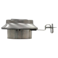 vidaXL Lampade Solari da Esterni 6 pz a LED Rotonde 12 cm Bianco