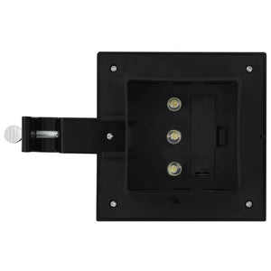 Lampade Solari da Esterni 6 pz a LED Quadrate 12 cm Nero cod mxl 72921