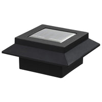 Lampade Solari da Esterni 6 pz a LED Quadrate 12 cm Nero cod mxl 72921