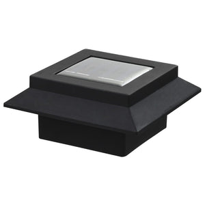 Lampade Solari da Esterni 6 pz a LED Quadrate 12 cm Nero cod mxl 72921