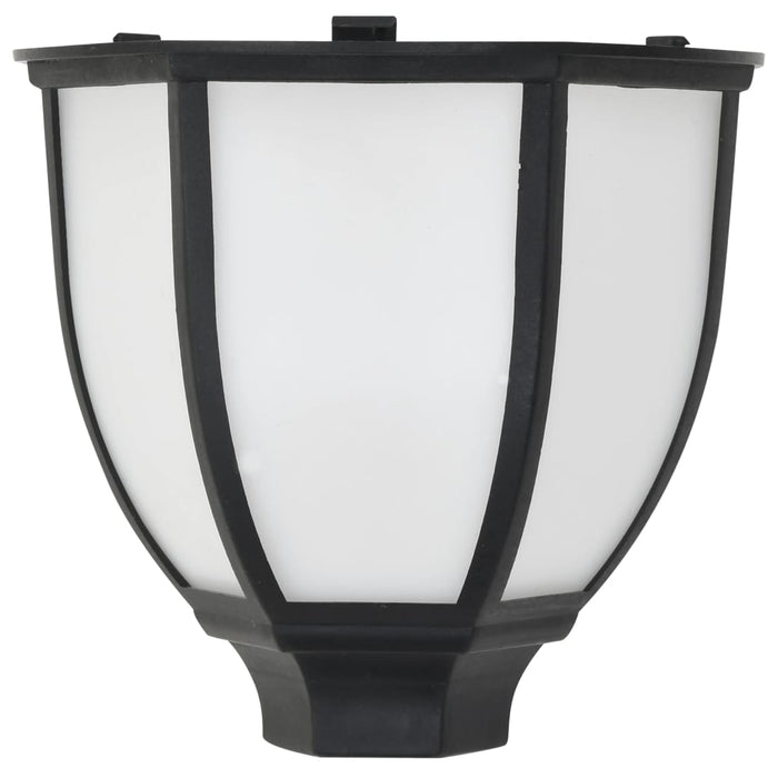 Lampade Solari da Esterni 3pz a LED Nero 44471