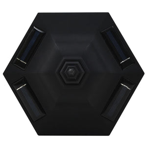 Lampade Solari da Esterni 3pz a LED Nero 44471