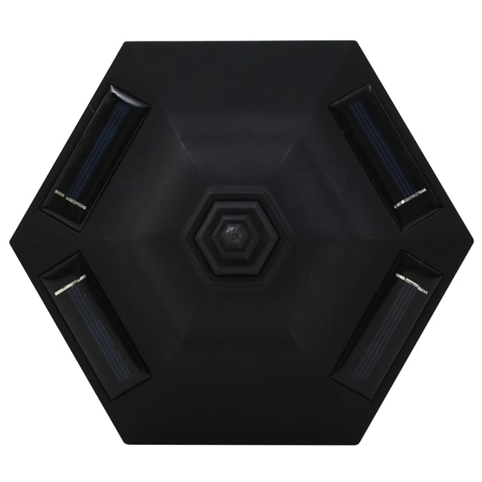 Lampade Solari da Esterni 3pz a LED Nero 44471