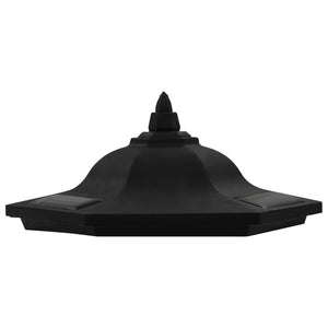 Lampade Solari da Esterni 3pz a LED Nero 44471