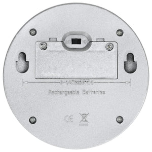 Lampade Solari da Parete da Esterni a LED 12 pz Rotonde Argento cod mxl 60411