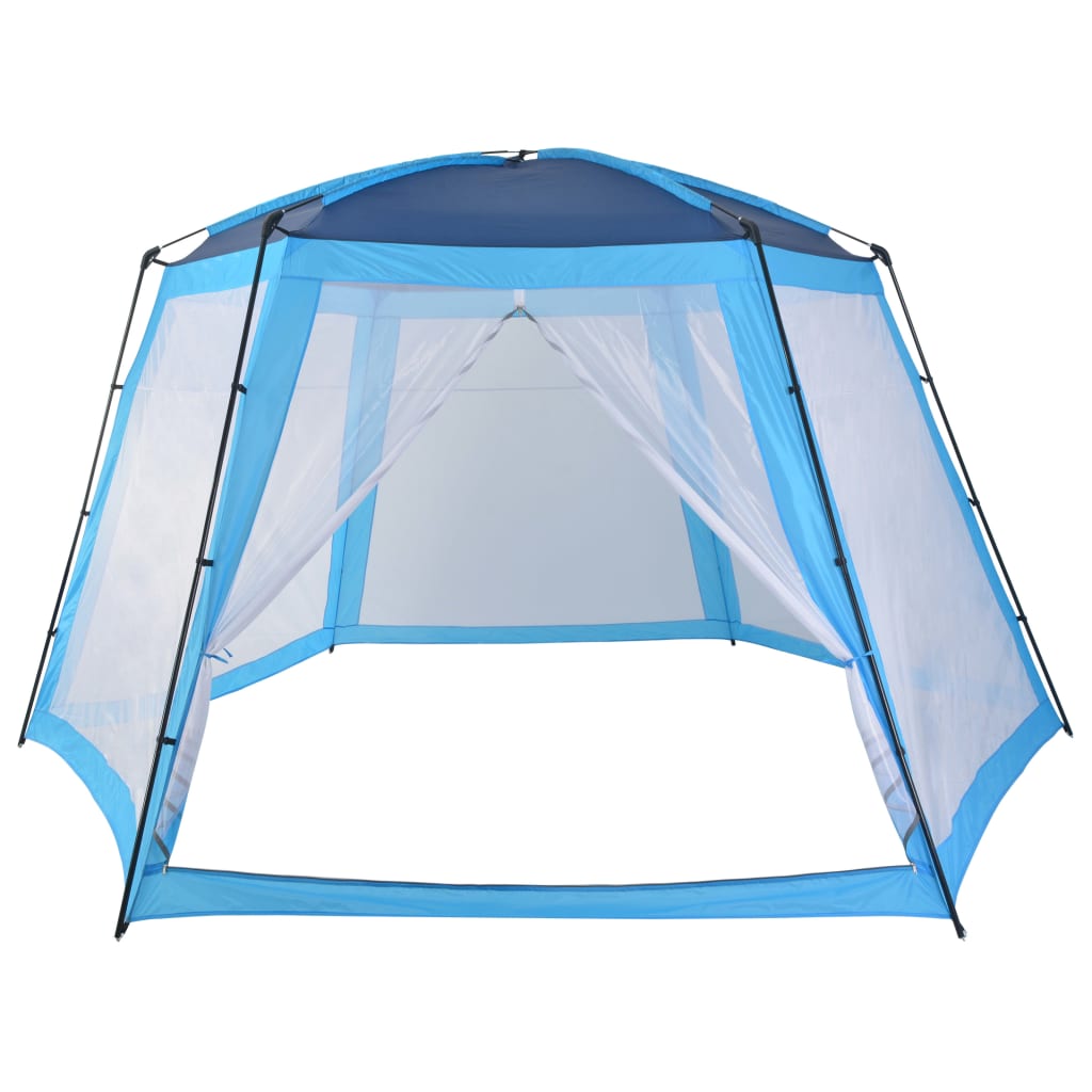 Tenda per Piscina in Tessuto 500x433x250 cm Blu 91574