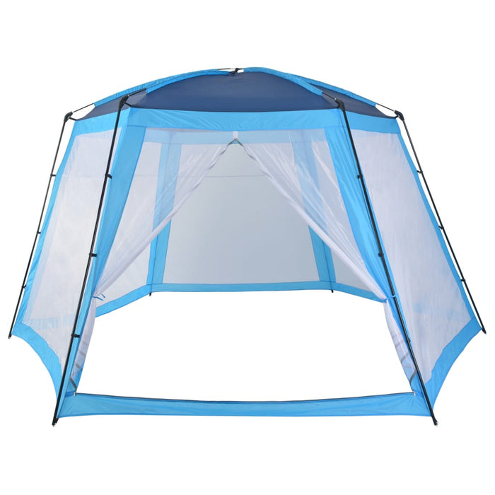 Tenda per Piscina in Tessuto 500x433x250 cm Blu 91574