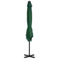 Ombrellone a Sbalzo con Palo in Alluminio 250x250 cm Verde 44617