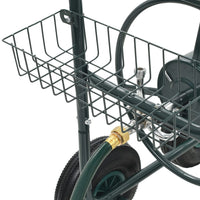 Carrello Avvolgitubi da Giardino Connettori 1/2" 75 m Acciaio