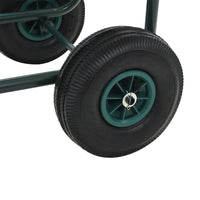 Carrello Avvolgitubi da Giardino Connettori 1/2" 75 m Acciaio