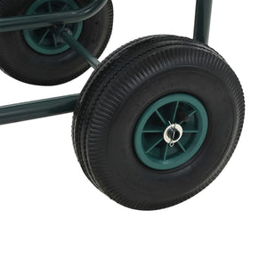 Carrello Avvolgitubi da Giardino Connettori 1/2" 75 m Acciaio