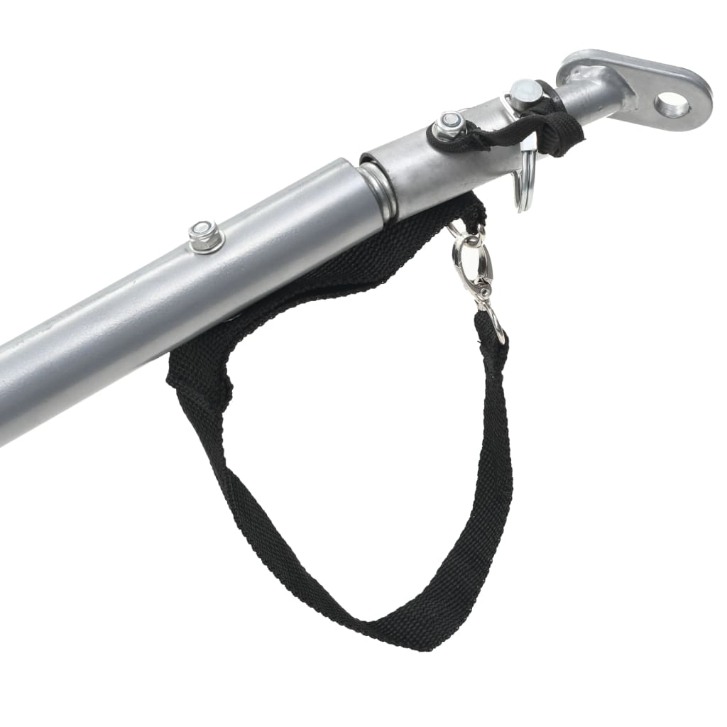 Rimorchio per bicicletta 65 kg nero e giallo 02_0004494