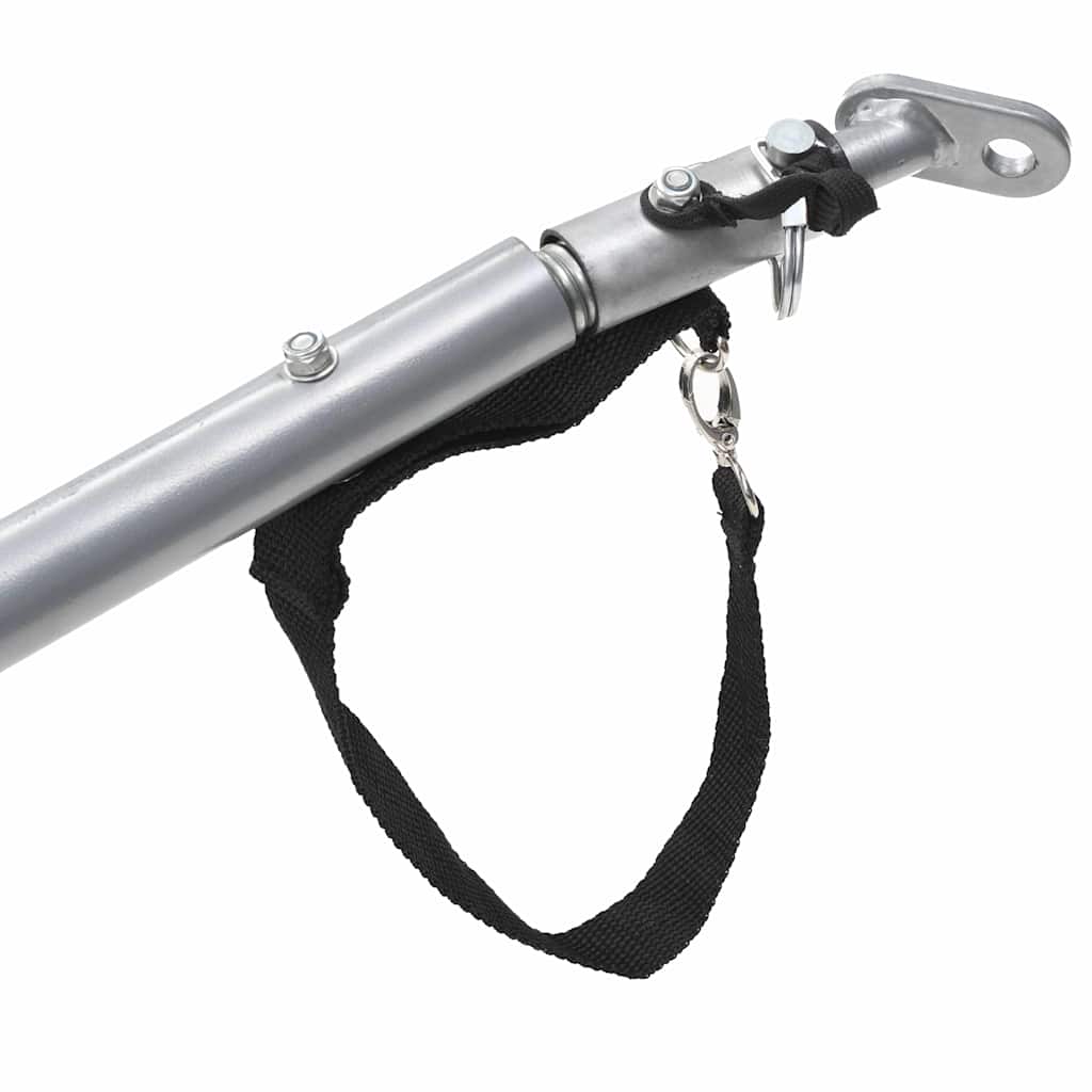 Rimorchio da Bici Nero e Giallo 65 kg 91684