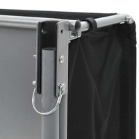 Rimorchio da Bici Nero e Giallo 65 kg 91684