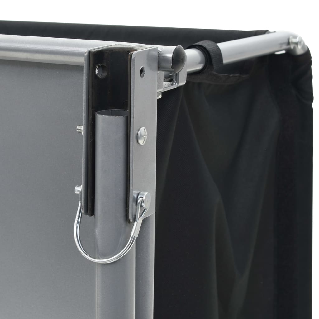 Rimorchio per bicicletta 65 kg nero e giallo 02_0004494