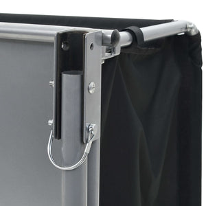 Rimorchio per bicicletta 65 kg nero e giallo 02_0004494