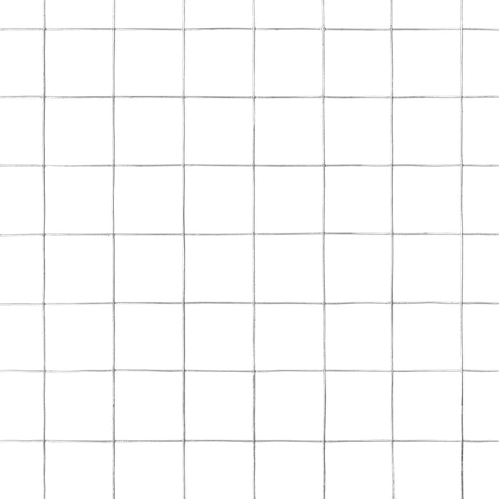 Recinzione in Rete per Pollaio Acciaio Zincato 10x1,5 m Argento 143613