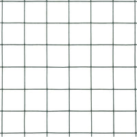 Recinzione in Rete per Pollaio in Acciaio e PVC 10x0,5 m Verde 143624