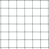 Recinzione in Rete per Pollaio in Acciaio e PVC 10x1,5 m Verde