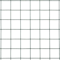 Recinzione in Rete per Pollaio in Acciaio e PVC 25x1,5 m Verde 143635