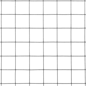 Recinzione in Rete per Pollaio in Acciaio e PVC 10x1 m Grigio 143637