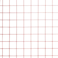 Recinzione in Rete per Pollaio in Acciaio e PVC 25x1 m Rossa 143664