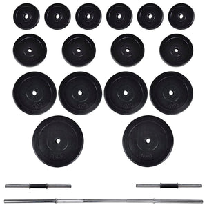 Panca da allenamento con set manubri 60,5 kg bodybuilding fitness sport 02_0000052