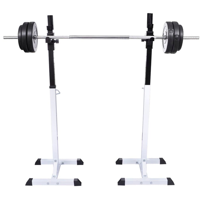Stazione per Squat con Bilanciere e Set di Manubri da 60,5 kg 275349