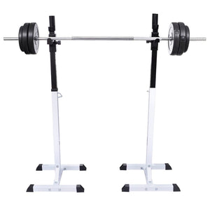 Stazione per Squat con Bilanciere e Set di Manubri da 60,5 kg cod mxl 53969
