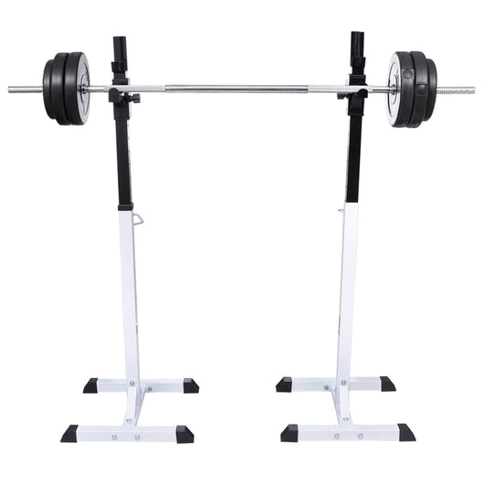 Stazione per Squat con Bilanciere e Set di Manubri da 60,5 kg cod mxl 53969