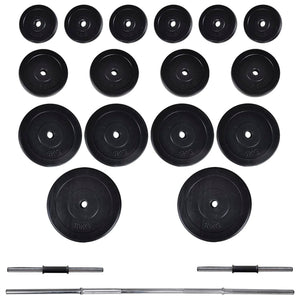 Stazione per Squat con Bilanciere e Set di Manubri da 60,5 kg cod mxl 53969